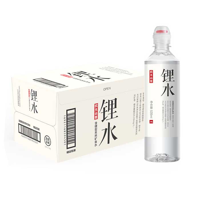 農(nóng)夫山泉飲用天然礦泉水(鋰水）